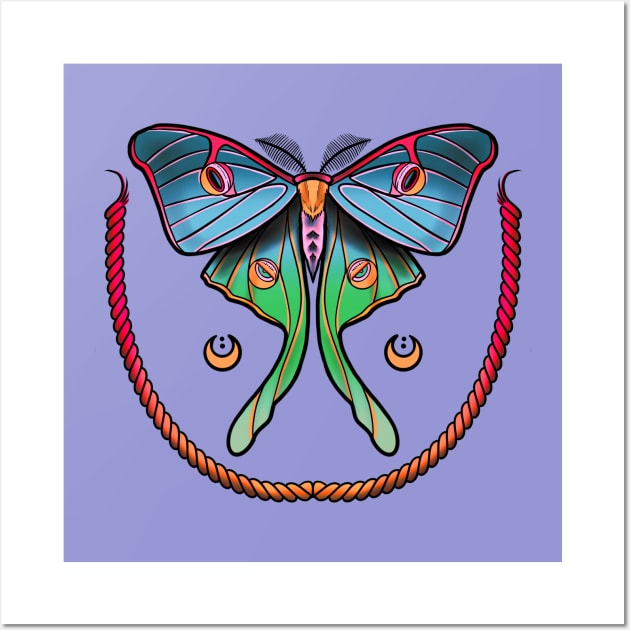 Luna Moth Wall Art by Scottconnick